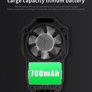 MEMO FL05 Competitive EXW Price Mobile Phone Cooler for Gaming with 700mAh Battery with RGB <b>Light</b> - Product Image 6