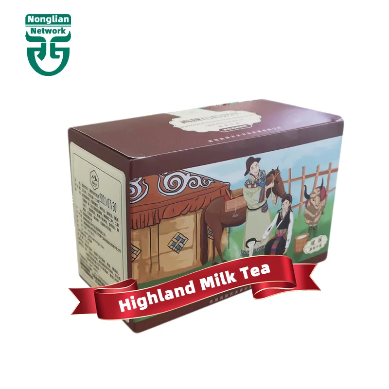 NLF granjero red Highland plano instantáneo oolong polvo negro boba leche bolsa ingredientes burbuja sabor té