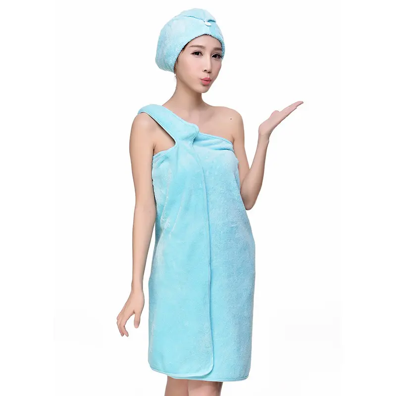 Offre Spéciale super absorbant séchage rapide dames microfibre spa douche serviette de bain jupe