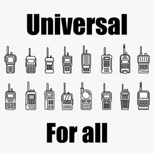 कमर बैग धारक के साथ रेडियो केस प्लास्टिक बैग के लिए हैंडहेल्ड वाल्की टॉकी - Product Image 2