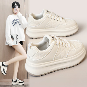 Mocasines <span class=keywords><strong>de</strong></span> moda Retro para mujer KT273, cómodos cordones planos, zapatos casuales <span class=keywords><strong>de</strong></span> tendencia versátil para otoño primavera invierno - Product Image 1