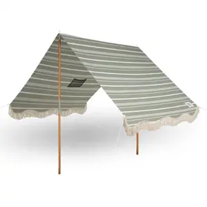 2023 Light Sunshade Pop up Beach Tent Portable Premium Outdoor Shade Sun Shelter with Sand Shovel Waterproof
