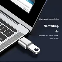 Adaptor OTG USB3.0 untuk Apple Android, konverter ponsel tipe-c USB Flash Drive pembaca kartu Mouse-Output DC kondisi baru