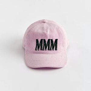Gorra de Béisbol de Pana de 5 Paneles, Estilo Deportivo Vintage de Alta Calidad, Multicolor, con Imagen Familiar y Logotipo Bordado - Product Image 5
