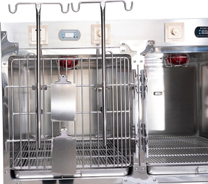Hôpital pour animaux de Offre Spéciale <span class=keywords><strong>Cages</strong></span> en acier inoxydable Clinique pour animaux de compagnie ICU Chat Chien Oxygène Cabine Cage Bank Avec thérapie infrarouge - Product Image 3