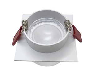 <span class=keywords><strong>Spot</strong></span> encastré LED double tête carrée blanc, <span class=keywords><strong>spot</strong></span> COB rond carré, boîtier de <span class=keywords><strong>spot</strong></span> GU10, cadre de module LED MR16, luminaire en PC - Product Image 3