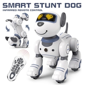 Robot chien éducatif intelligent SJY-BG1533, châssis coulissant à quatre roues, commande vocale, portée de 10 m, jouet télécommandé en plastique - Product Image 2