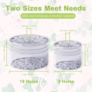 Kök tutucu, çiçek buketi Arranger, 2024 DIY Spiral buket Twister, 2 paket yuvarlak çiçek aranjmanı - Product Image 5