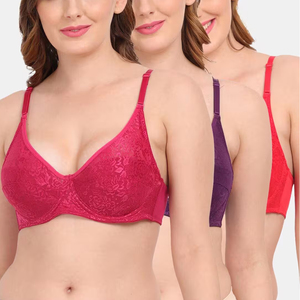 Cotton Blend Full Cup Bra Featuring Back Closure <b>Soft</b> Cups And Plus Size Friendly Fit For Reliable Daily Support And Ease - Product Image 6
