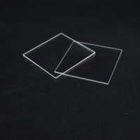 Plaque carrée en quartz naturel fusionné transparent |   Surface polie à haute température, givrée, 92% de transmission lumineuse, 0,3-100 mm HaiChuan