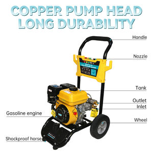 सोनलिन 2600psi 9lpm पोर्टेबल गैसोलीन उच्च दबाव क्लीनर 4 स्ट्रोक सफाई वॉशर मशीन - Product Image 4