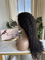 Peluca Larga Rizada de Piña Lista para Enviar, 180% de Densidad, 13x4 HD, 100% Cabello Humano Brasileño Virgen, Sin Pegamento, con Encaje
