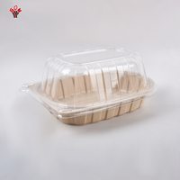 Boîte à poulet rôti jetable portable, qualité alimentaire, résistante à la graisse, pour poulet frit à emporter, logo personnalisé