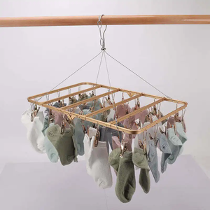 Quality Durable Metal Laundry <strong>Hanger</strong> Space Saving Socks Drying <strong>Hanger</strong> with Clip - Product Image 5