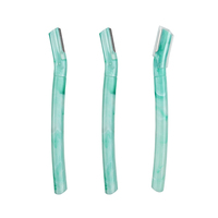 Tondeuse à sourcils motif marbre, rasoir à sourcils, épilateur facial, outils de maquillage beauté