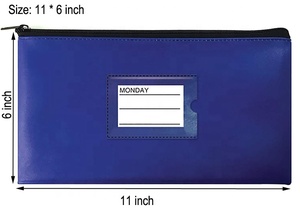 Ví đựng tiền da nam cỡ lớn 11 inch, có khóa kéo, dung tích lớn - Product Image 3