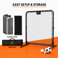 Filet d'entraînement multisports portable et pliable pour le football, le baseball, le golf, l'entraînement de lancer, du coup de pied et de la réaction