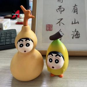Pastelli Shinchan divertente <span class=keywords><strong>serie</strong></span> di frutta Banana Costume GK figura modello statua decorazione da collezione - Product Image 1
