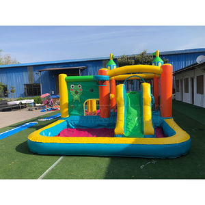 <span class=keywords><strong>Grenouille</strong></span> <span class=keywords><strong>gonflable</strong></span> personnalisée commerciale sautant Boncer avec toboggan <span class=keywords><strong>gonflable</strong></span> piscine toboggan château <span class=keywords><strong>gonflable</strong></span> pour parc - Product Image 1