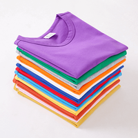 Toplu satış T-Shirt erkek düz üstleri çocuk beyaz kısa kollu giyim T Shirt % 100% pamuk düz baskı çocuklar boş Streetwear tee