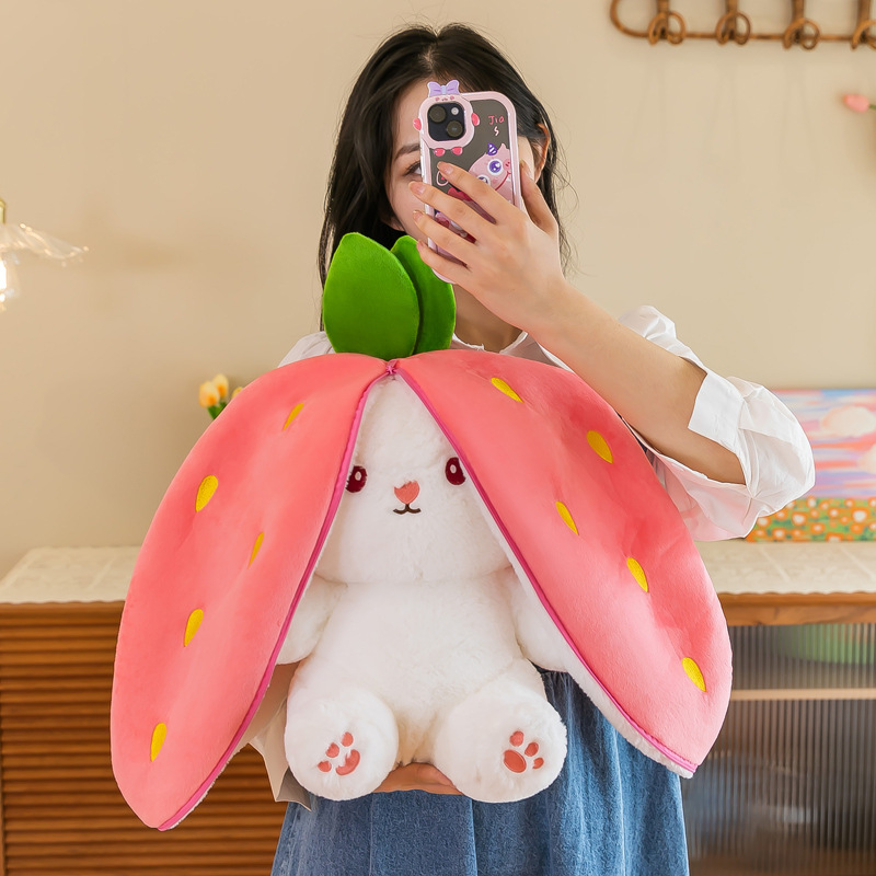 Lapin aux fraises
