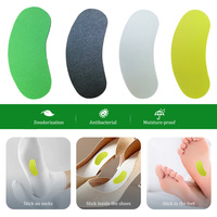 Autocollant désodorisant pour chaussures jetable jaune pas cher, huile essentielle végétale, neutralisant les odeurs, anti-odeurs, durée de conservation de 1 an