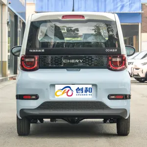 سيارة كهربائية صغيرة شيري QQ لتحضير الآيس كريم بثلاثة أبواب وربع مقاعد قدرة 120 كيلو وات عربات كهربائية صغيرة رخيصة السعر مناسبة للعائلة