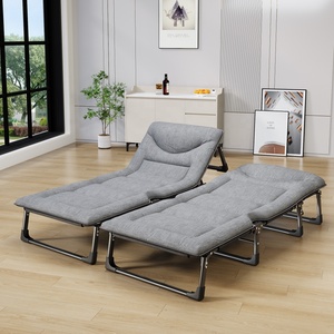 Lit de camping pliable moderne et portable pour adultes, idéal pour la plage et la détente à domicile ou au bureau, lit pliable pratique - Product Image 2