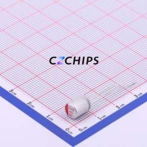 Condensador Sólido SPZ1AM471E08O00RAXXX, Componente de Orificio Pasante (THT), D6.3xL8mm 470uF 20% 10V 3.5A100kHz - Product Image 1