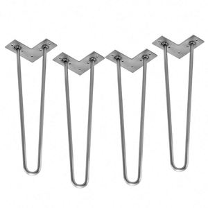 WEKIS Customized Colorful Hairpin Leg 2rod 3rod Cold Rolled Steel Table Legs for Outdoor Living Room Bedroom Apartment Use - Product Image 6