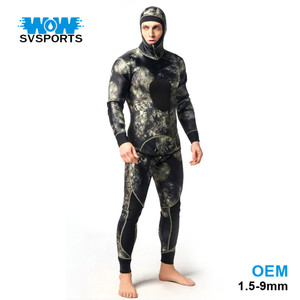 Traje de buceo neopreno 3mm hombres pesca Pesca submarina snorkel traje de baño partido - Product Image 2