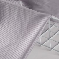 Tissu en polyester satiné à rayures écossaises 1001, respirant et non conducteur, pour la confection de shaylas, kaftans et saris, service OEM