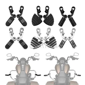 Pedal de apoio para motocicleta, barras de apoio para os pés de harley sportster 883 1200 xl