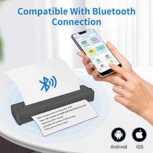 Impresora Térmica A4 HZTZ, Inalámbrica, Bluetooth, Portátil, para Uso en el Hogar y la Oficina, para <span class=keywords><strong>Imprimir</strong></span> <span class=keywords><strong>Documentos</strong></span> y Materiales - Product Image 3
