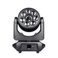 Projecteur à tête mobile 7x40W Bee Eye, faisceau laser, LED RGBW, éclairage de scène, contrôle DMX, DJ, discothèque, effet laser, équipement d'éclairage de scène