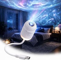 Mini Proyector de Galaxia DIY, Proyector USB con Luces LED para Dormitorio, Sala de Juegos, Cine en Casa, Proyector de Estrellas, Regalo