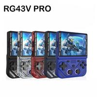 Consola de Juegos Retro Portátil RG43V Pro, Pantalla IPS de 4.3 Pulgadas, Sistema Dual con CPU RK3562, +22000 Juegos, Compatible con Red WiFi