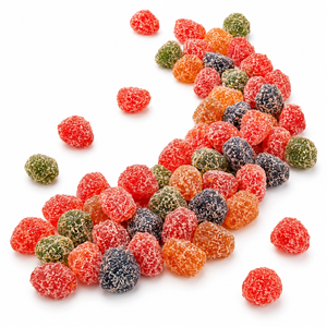 Caramelle Gommose Halal al Gusto Frutta Acida a Forma di Virus, Produzione OEM all'Ingrosso, Fabbrica di Dolciumi Personalizzati - Product Image 3