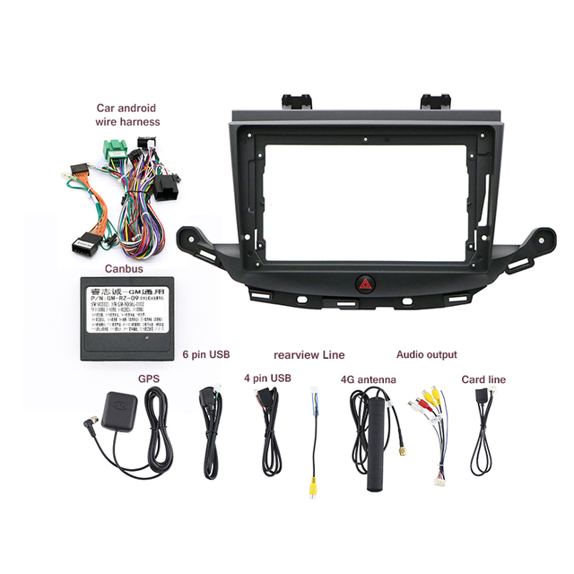 AIJALV Android 13 Car Audio for 2015-2020 Buick Verano GS 9INCH OPEL ASTRA K Car Radio Frame Panel Fascia with Carplay DSP BT