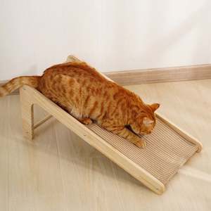 Rascador para gatos clásico de lujo con sisal natural y madera Protector de muebles de interior ecológico para gatos - Product Image 6