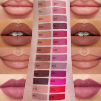 Özel vegan krem mat lipliner satıcı çıplak kahverengi dudak kalemler su geçirmez lipliners kalem özel etiket dudak kalemi