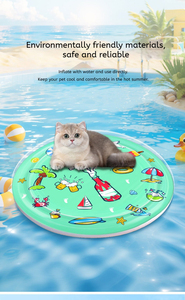Großhandel: Mehrgrößen-Sommer-Kühlmatte mit Wassereinspritzung, Dekompression, verschleißfest, wasserdicht, für Haustiere - Product Image 4