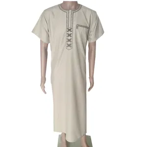 2024 new design Men's Tunic polyester Kurta Pajama Muslim Casual Ethnic Wear Dress