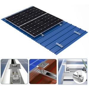 Rail en U en aluminium pour panneaux solaires, mini-rail pour <span class=keywords><strong>toiture</strong></span> solaire - Product Image 3