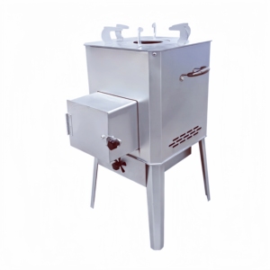 Poêle à <span class=keywords><strong>bois</strong></span> portable multi-combustibles sans fumée pour le camping, la randonnée, le chauffage du jardin, la cuisson d'urgence - Product Image 5