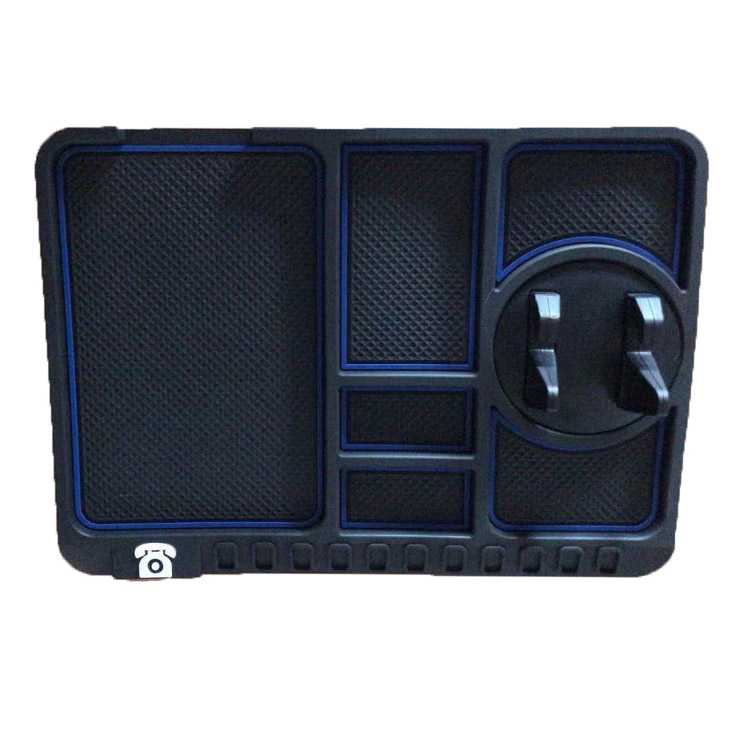 Автомобильный нескользящий коврик для телефона, многофункциональный держатель, водонепроницаемый коврик для приборной панели, устойчивый к высоким температурам