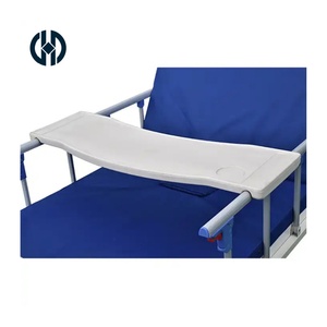 <span class=keywords><strong>Lit</strong></span> d'hôpital manuel ergonomique confortable à deux manivelle avec matelas respirant, hauteur réglable pour les chambres d'hôpital - Product Image 4