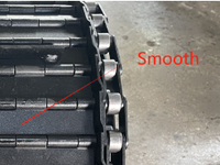 Chaîne de convoyeur à chariots articulés en acier inoxydable pour machine CNC industrielle, vitesse réglable, haute efficacité de transmission, Nouveau