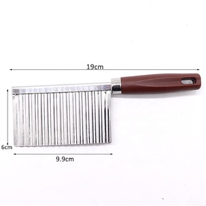 Stainless Steel Vegetable Potato Cucumber Carrot <strong>Crinkle</strong> Cutter <strong>Knife</strong> Wavy Chopper Slicer <strong>Cut</strong> <strong>Knife</strong> - Product Image 1