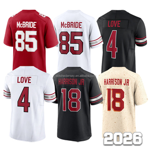 Maillot de football cousu pour homme 2026 Marvin Harrison Jr Trey McBride Jeremiyah Love S-3XL - Product Image 1